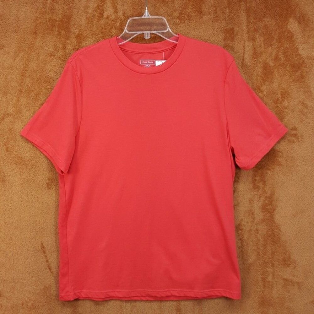 CLUB ROOM Shirt Mens Large Red Pullover T-Shirt Soft Comfort Tee